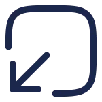 Square Bottom Down SVG Icon